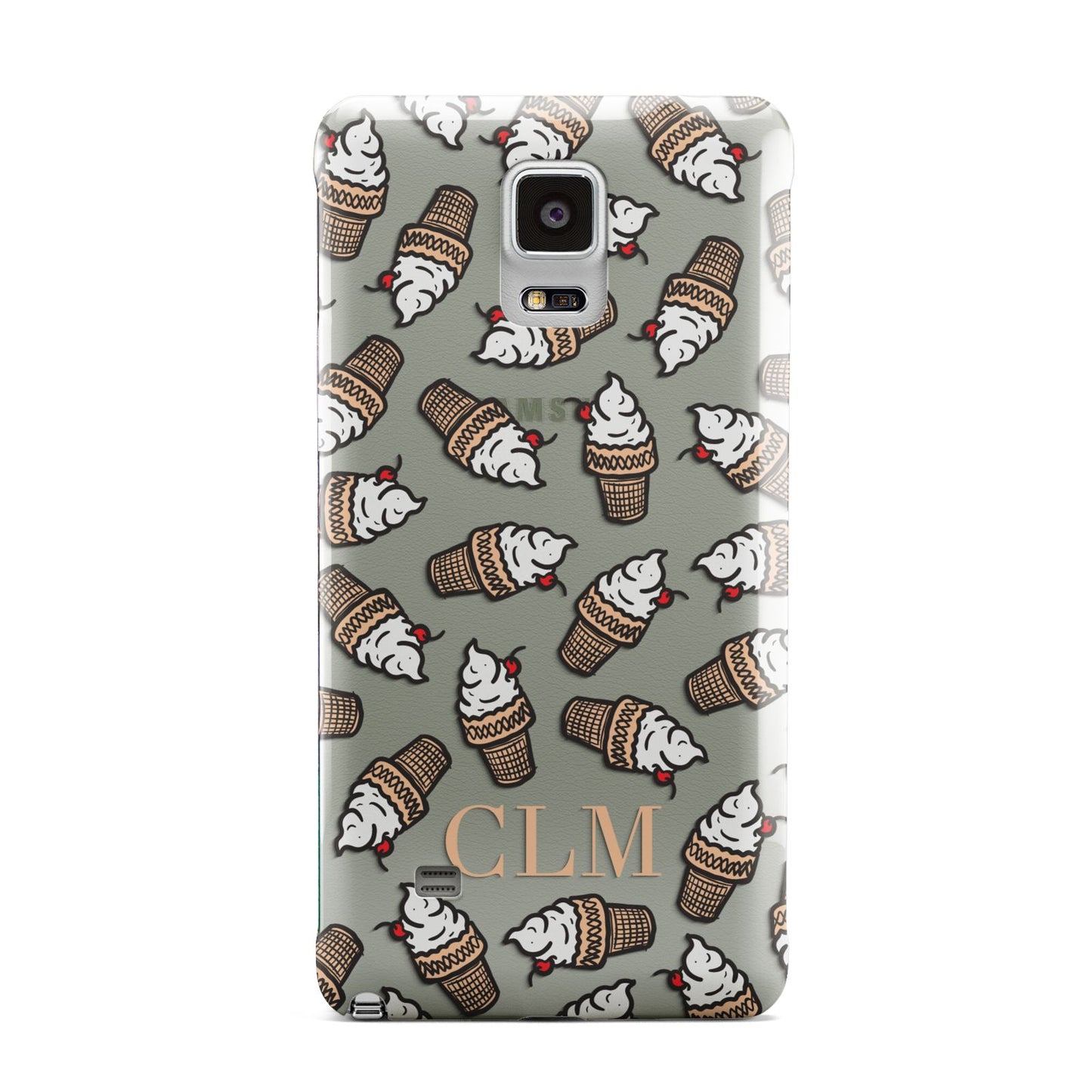 Personalised Ice Cream Initials Samsung Galaxy Note 4 Case