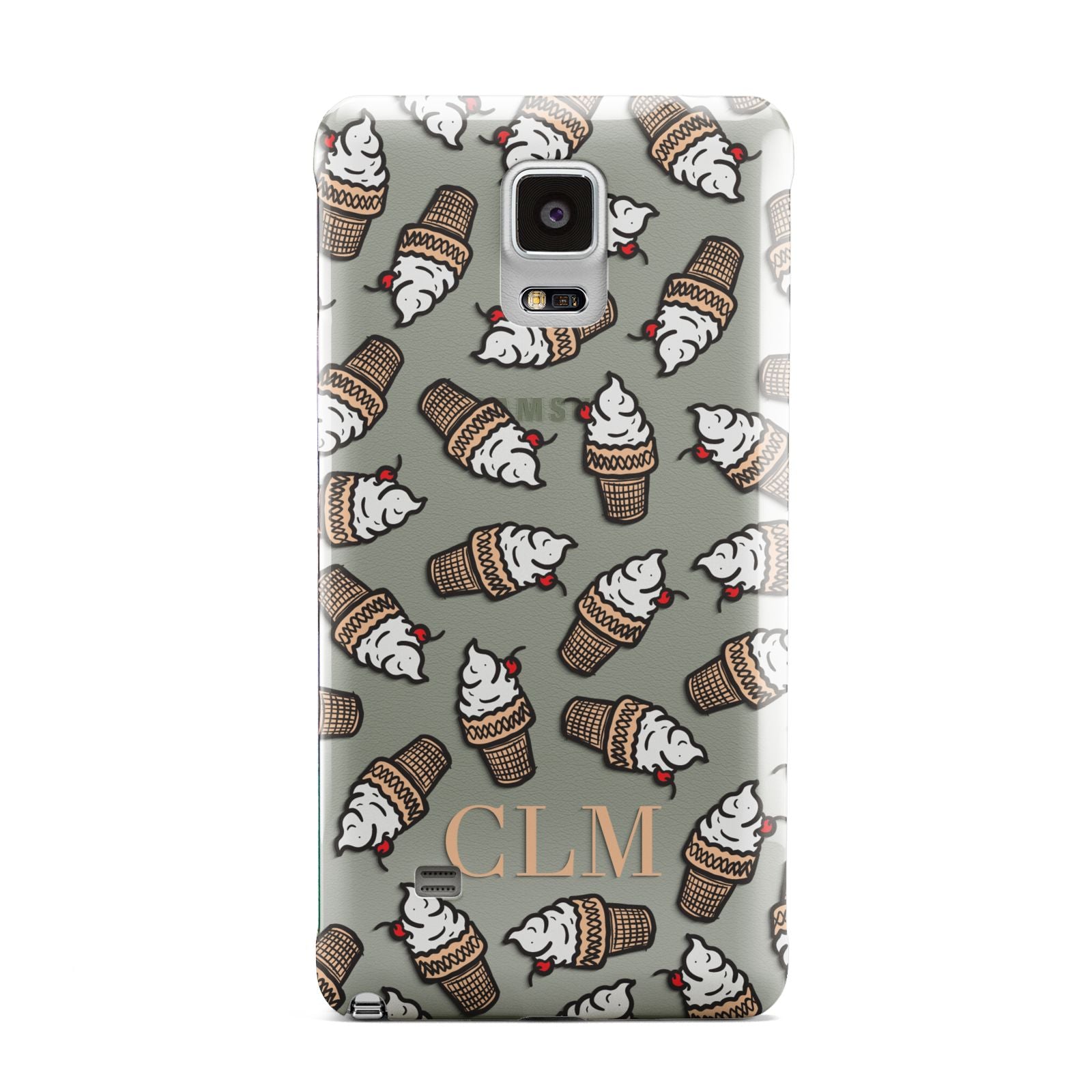 Personalised Ice Cream Initials Samsung Galaxy Note 4 Case