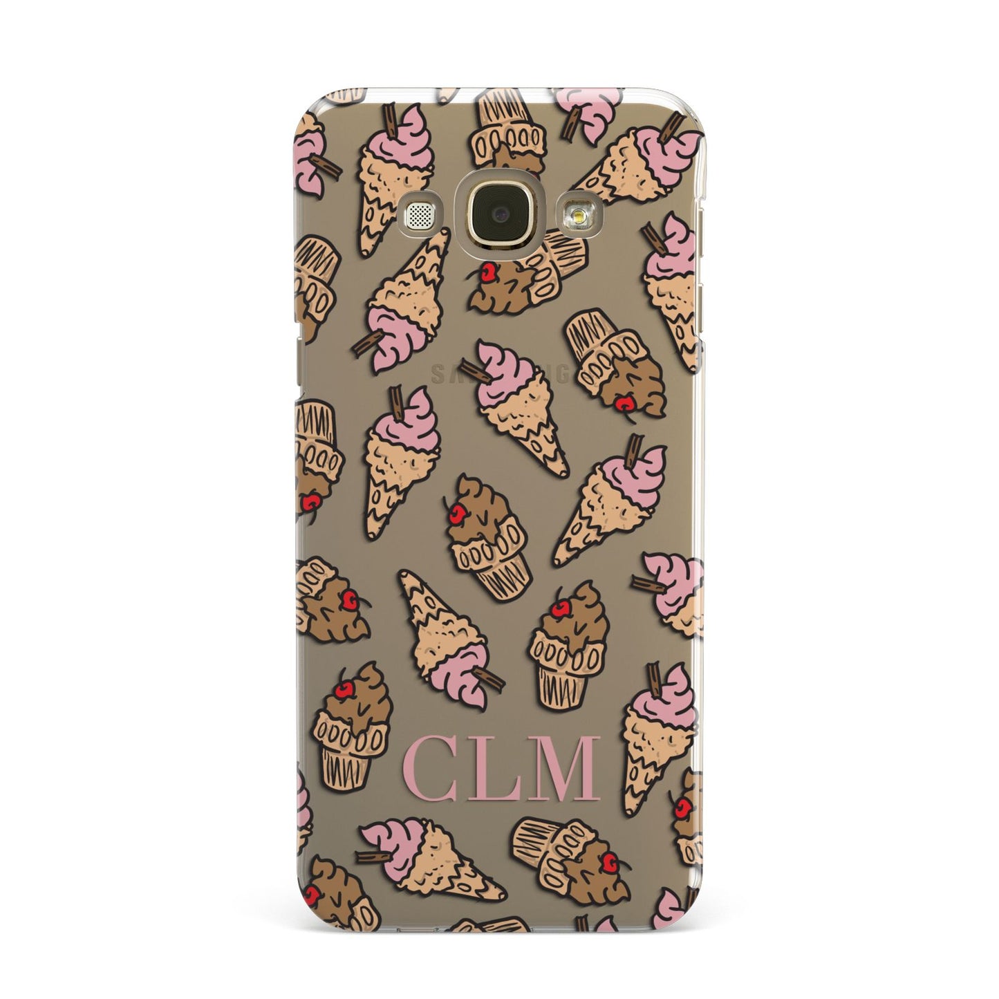 Personalised Ice Creams Initials Samsung Galaxy A8 Case