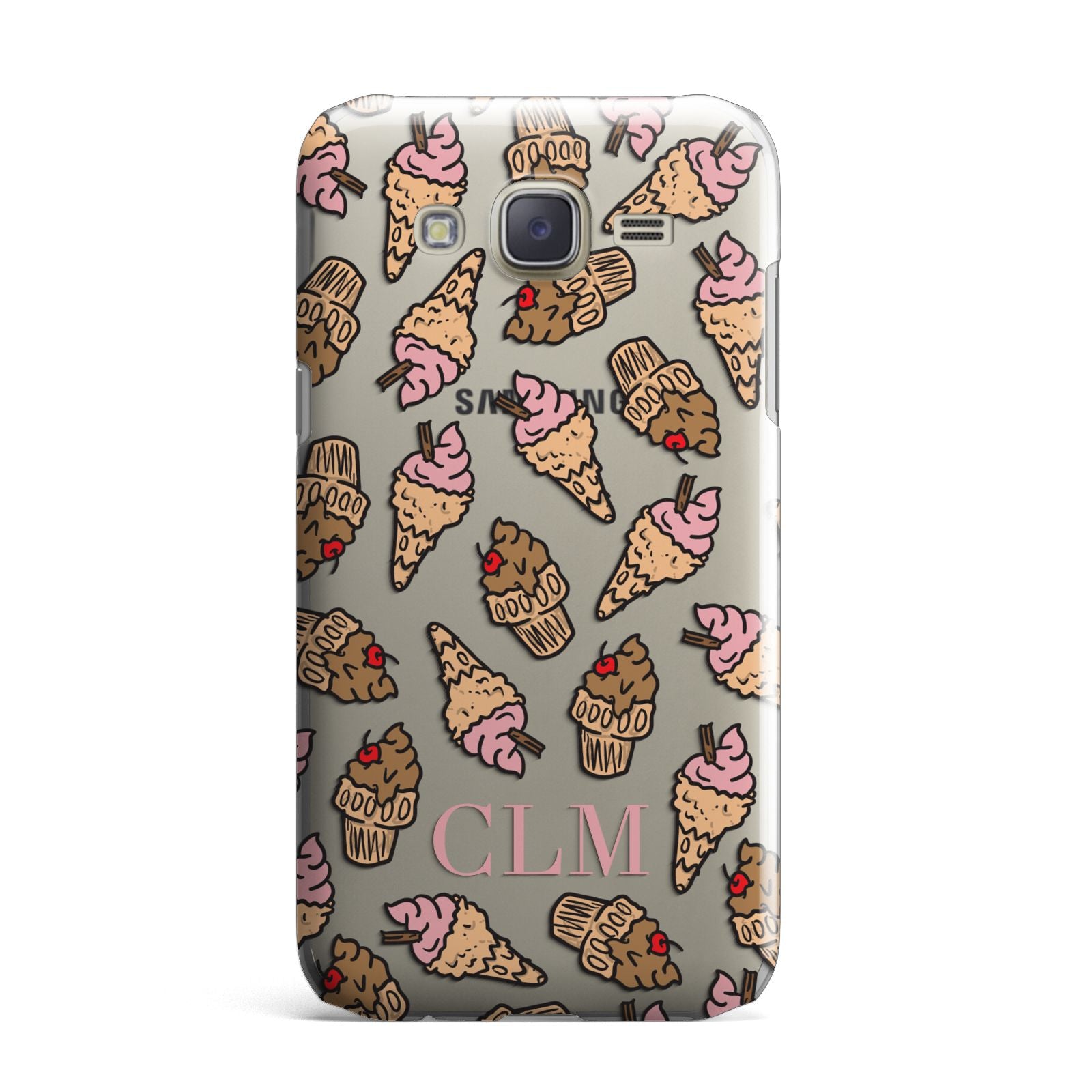 Personalised Ice Creams Initials Samsung Galaxy J7 Case