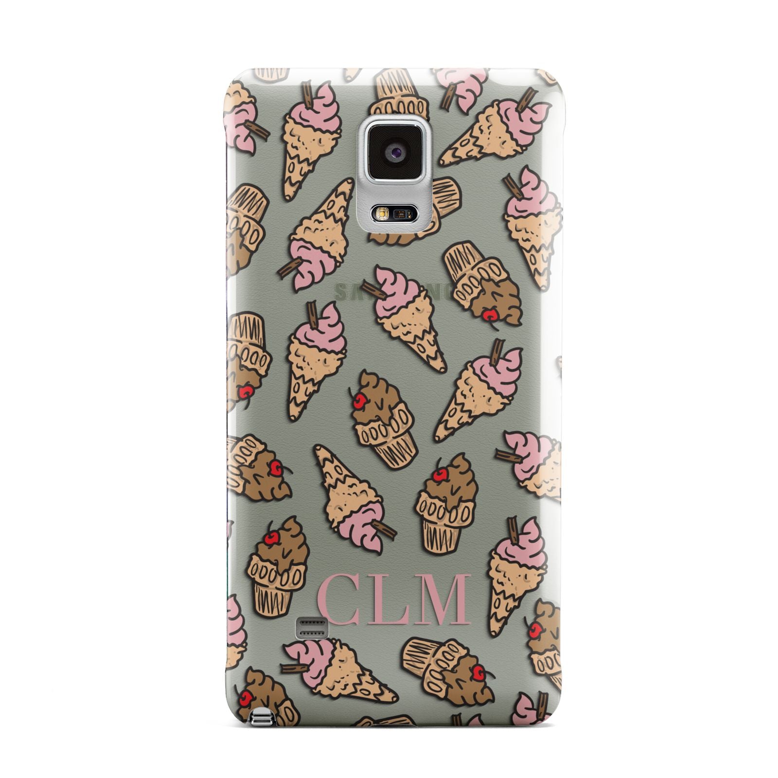 Personalised Ice Creams Initials Samsung Galaxy Note 4 Case