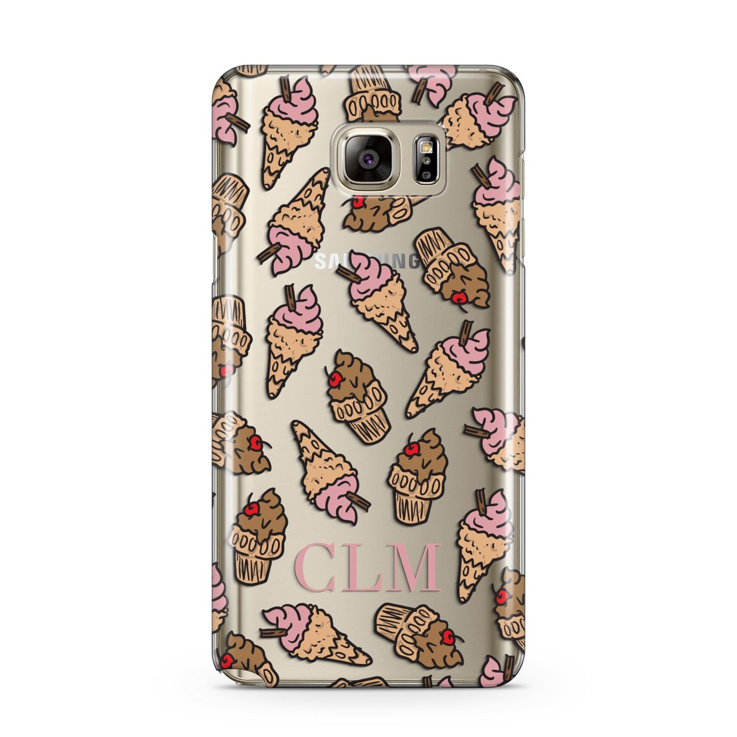 Personalised Ice Creams Initials Samsung Galaxy Note 5 Case