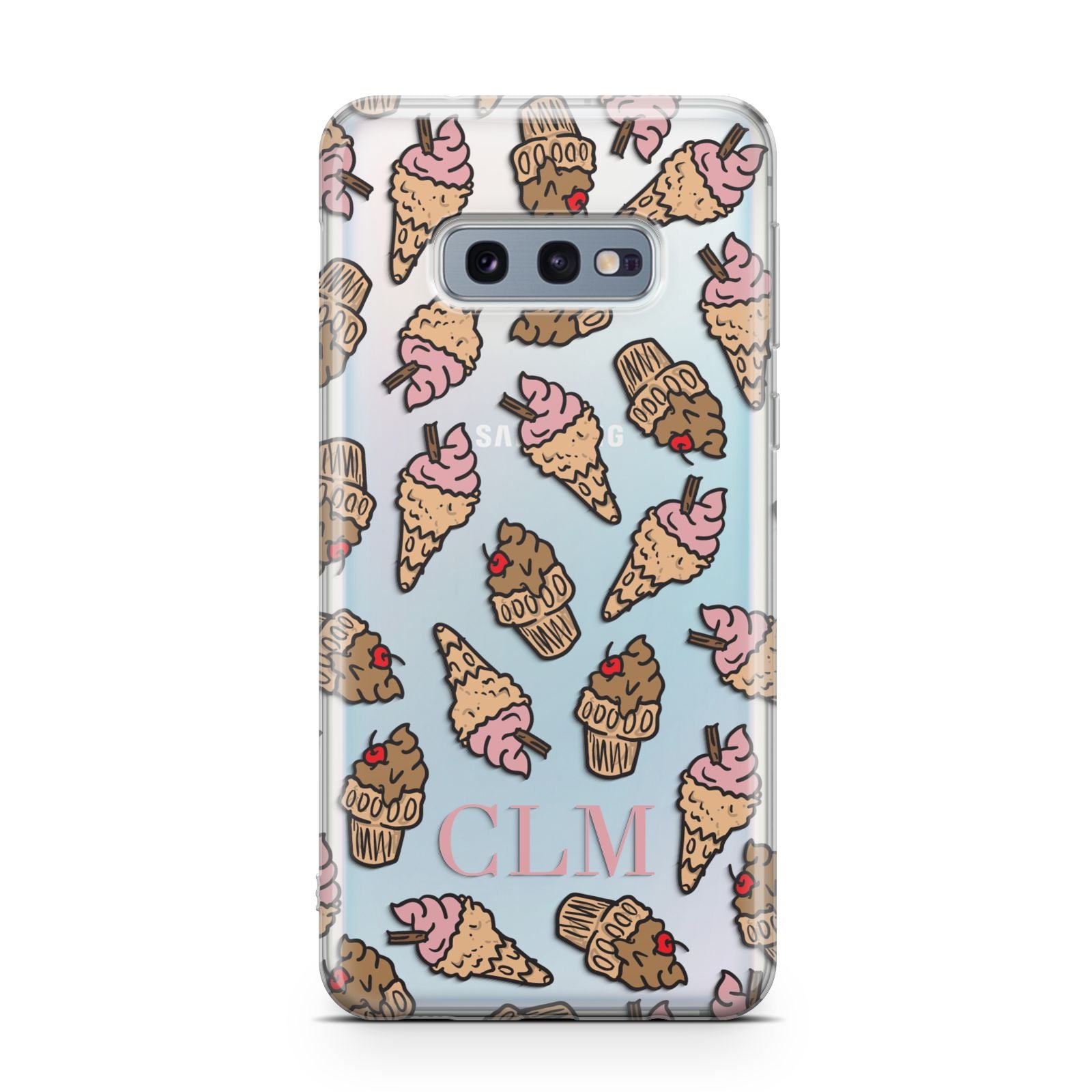 Personalised Ice Creams Initials Samsung Galaxy S10E Case