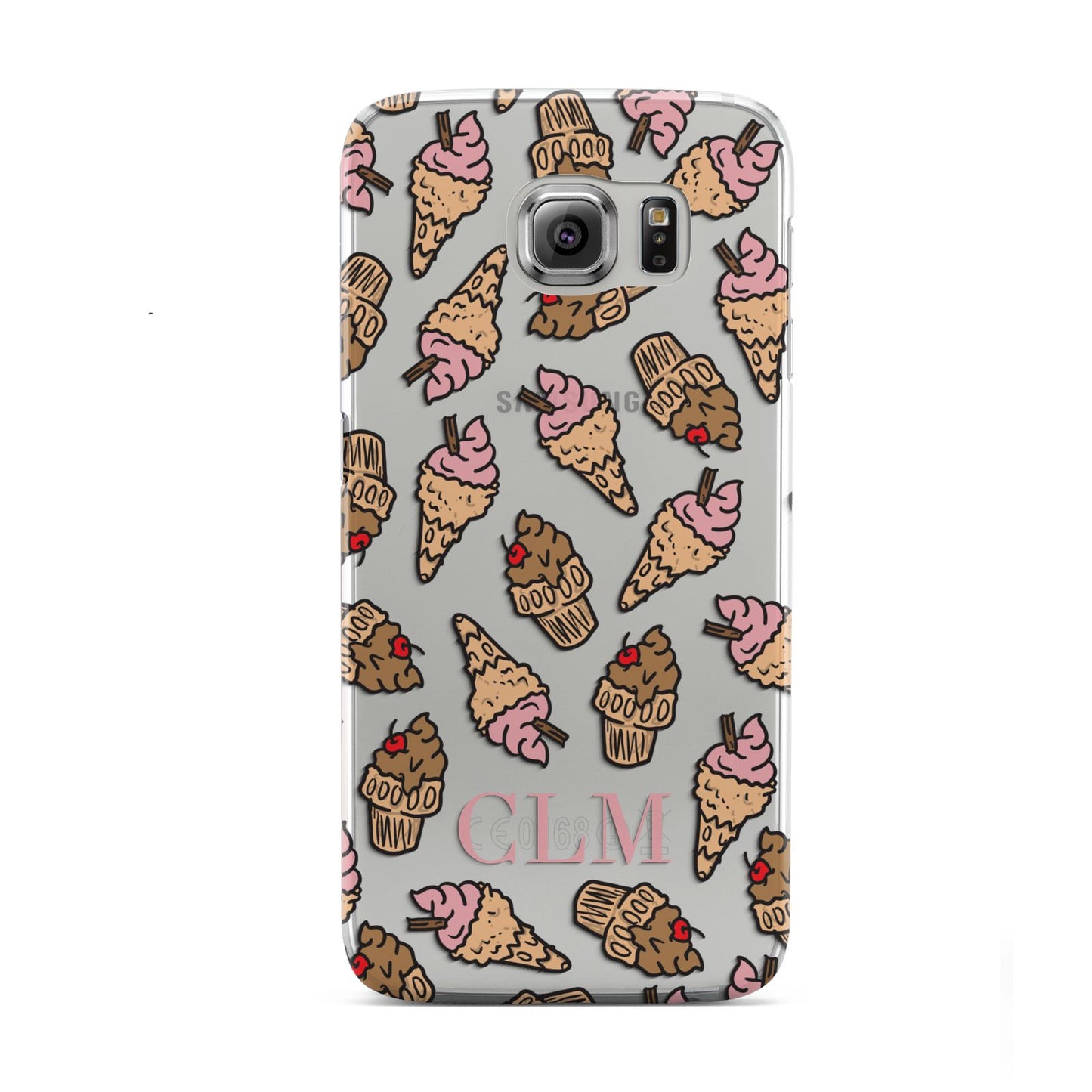 Personalised Ice Creams Initials Samsung Galaxy S6 Case