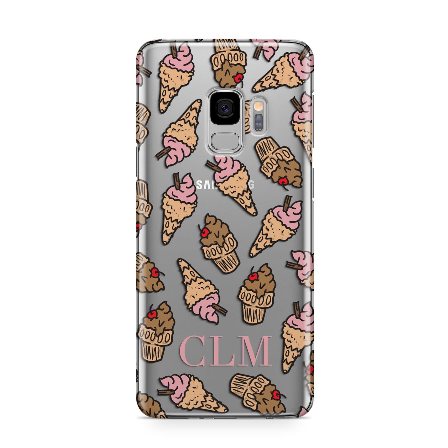 Personalised Ice Creams Initials Samsung Galaxy S9 Case