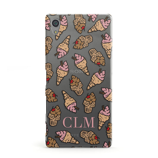 Personalised Ice Creams Initials Sony Xperia Case