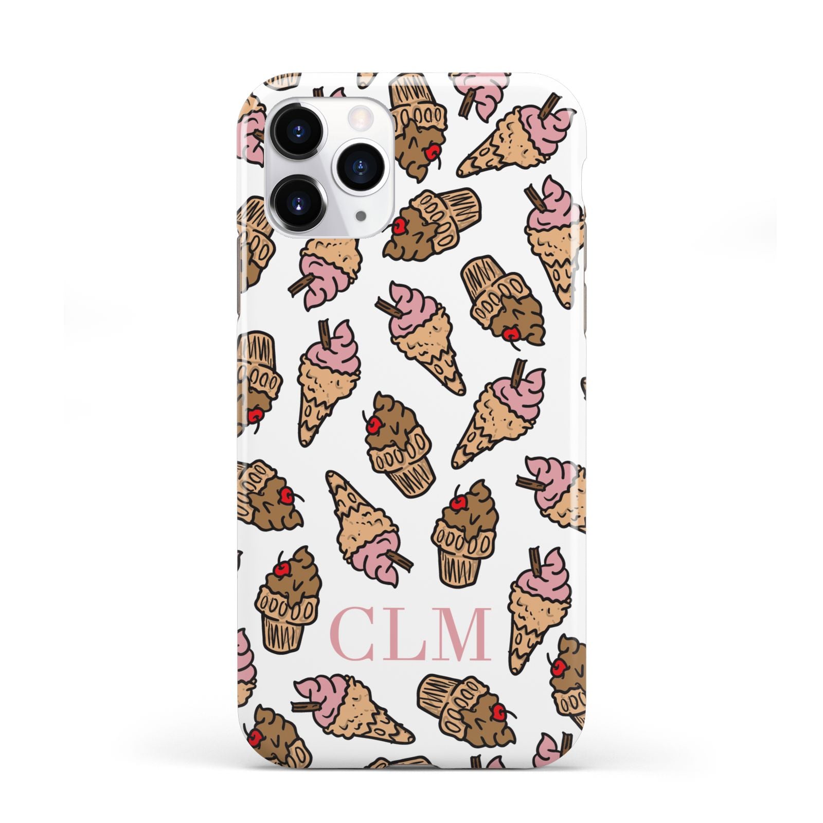 Personalised Ice Creams Initials iPhone 11 Pro 3D Tough Case