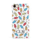 Personalised Ice Lolly Initials Apple iPhone 7 8 3D Snap Case