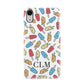Personalised Ice Lolly Initials Apple iPhone XR White 3D Snap Case