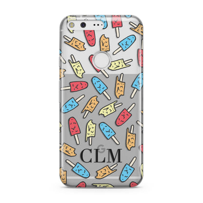 Personalised Ice Lolly Initials Google Pixel Case