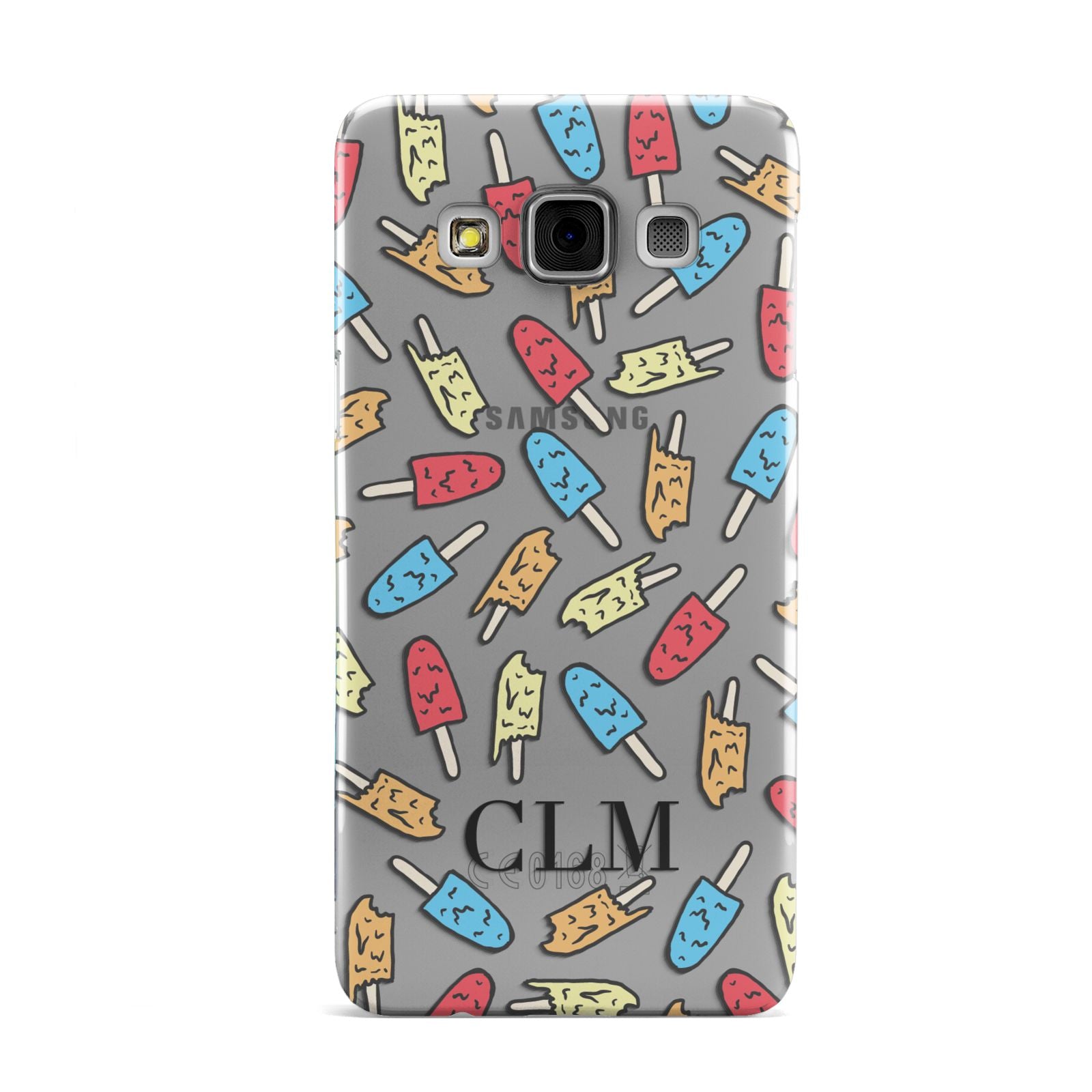 Personalised Ice Lolly Initials Samsung Galaxy A3 Case