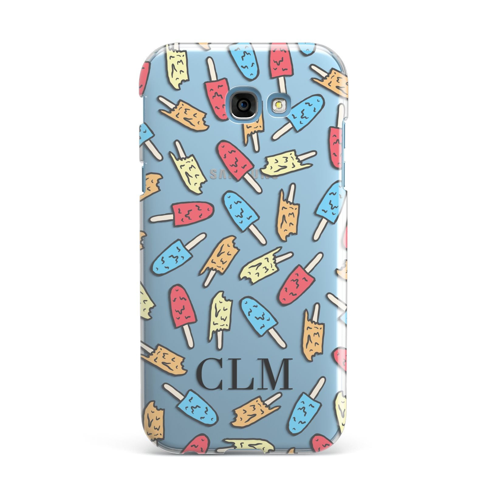 Personalised Ice Lolly Initials Samsung Galaxy A7 2017 Case
