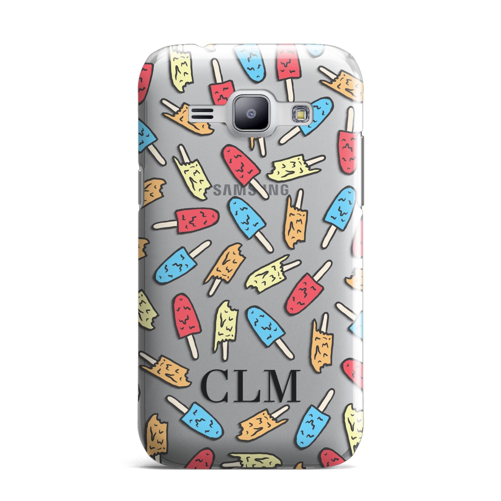 Personalised Ice Lolly Initials Samsung Galaxy J1 2015 Case