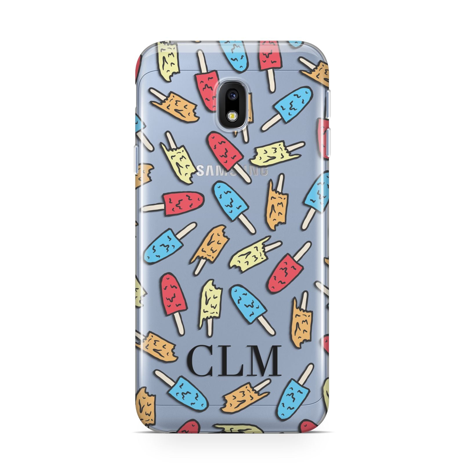 Personalised Ice Lolly Initials Samsung Galaxy J3 2017 Case