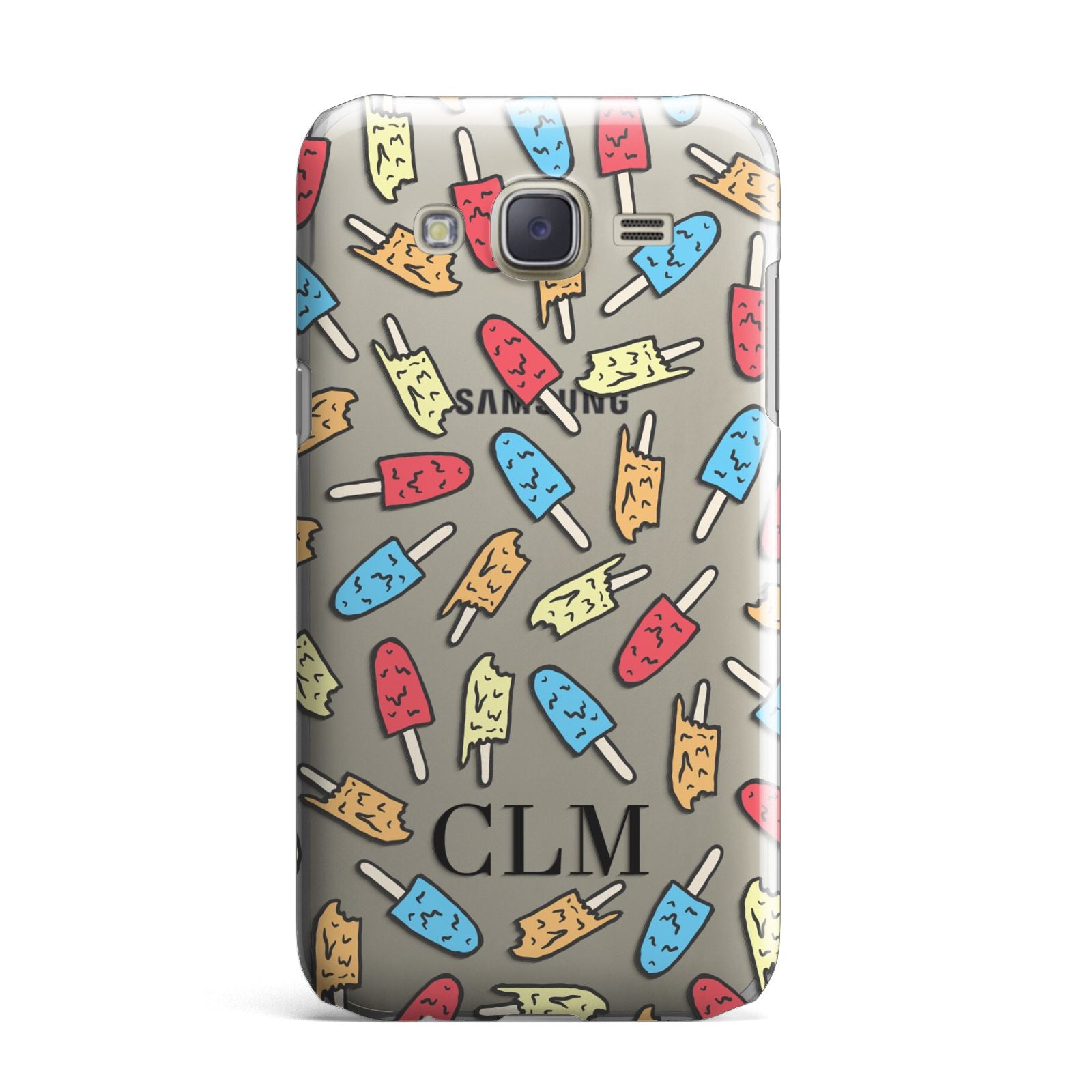 Personalised Ice Lolly Initials Samsung Galaxy J7 Case