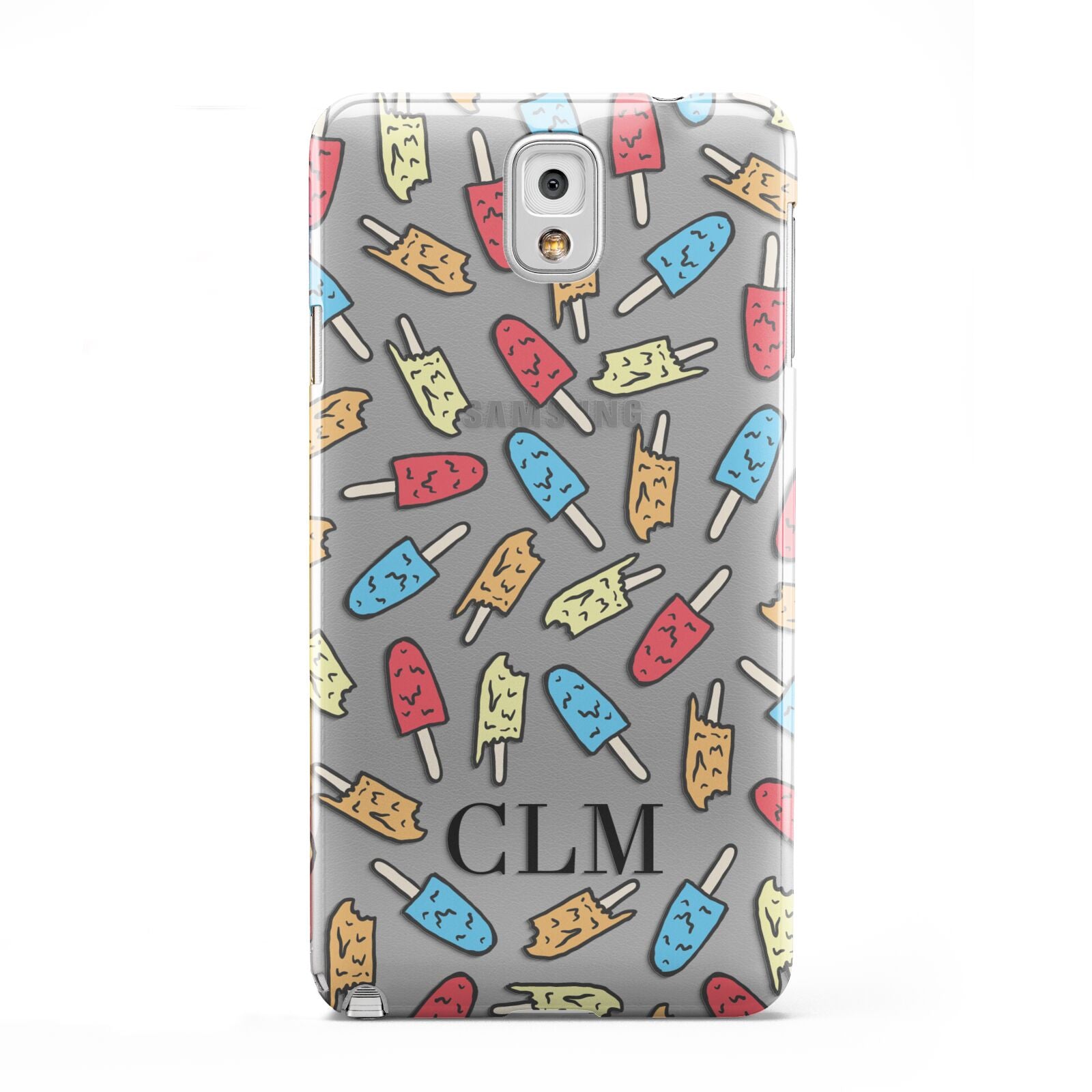Personalised Ice Lolly Initials Samsung Galaxy Note 3 Case