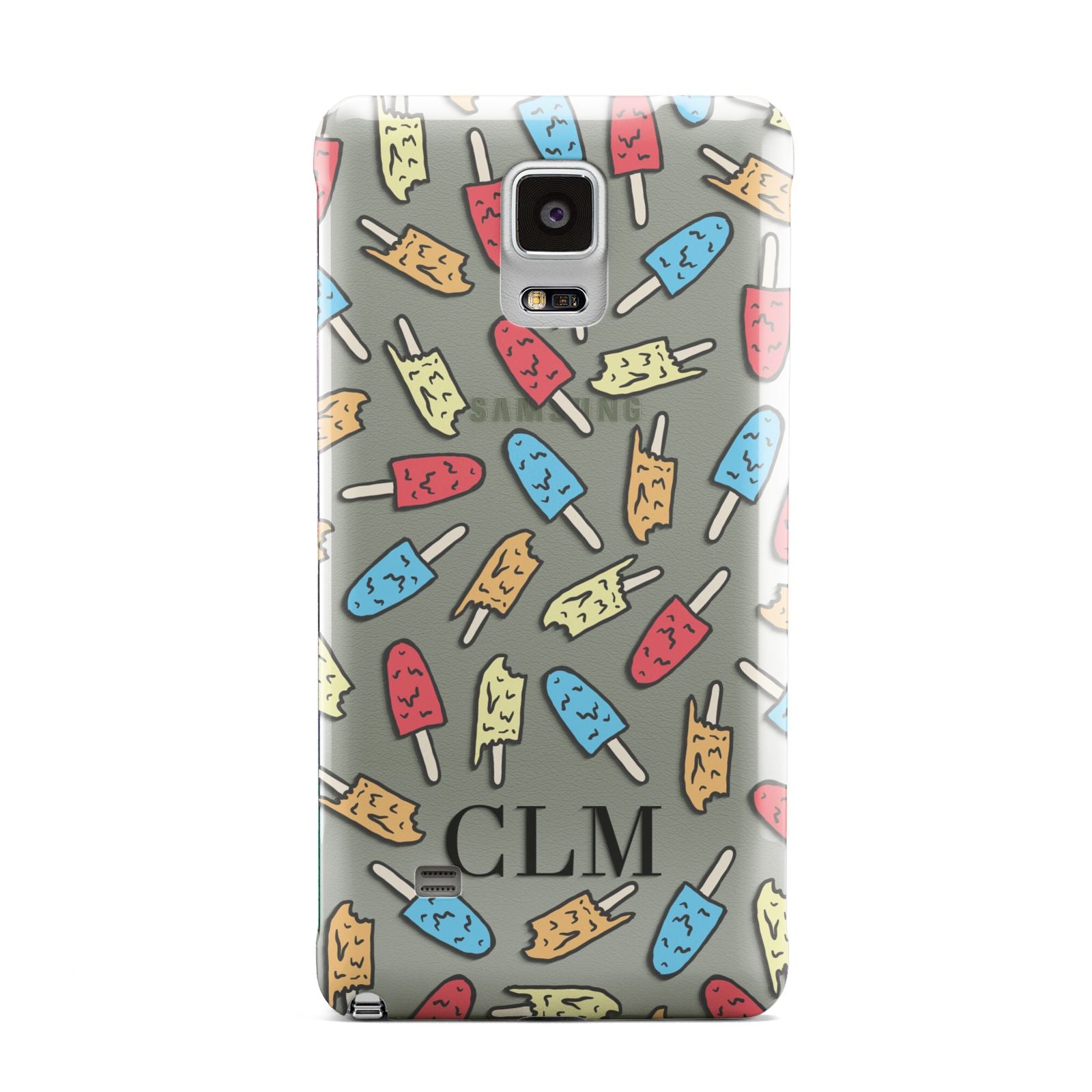 Personalised Ice Lolly Initials Samsung Galaxy Note 4 Case