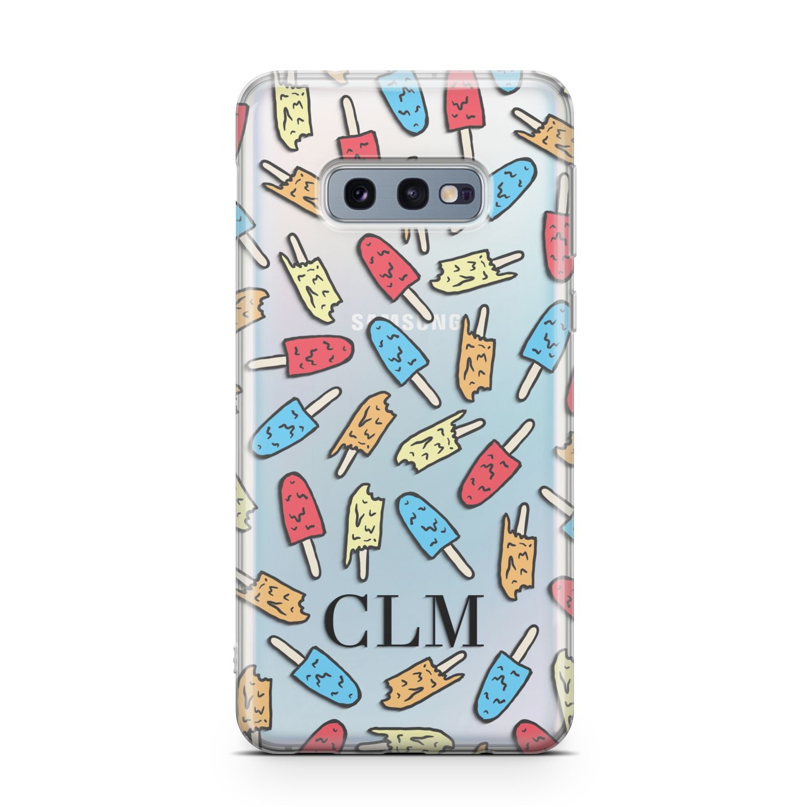 Personalised Ice Lolly Initials Samsung Galaxy S10E Case