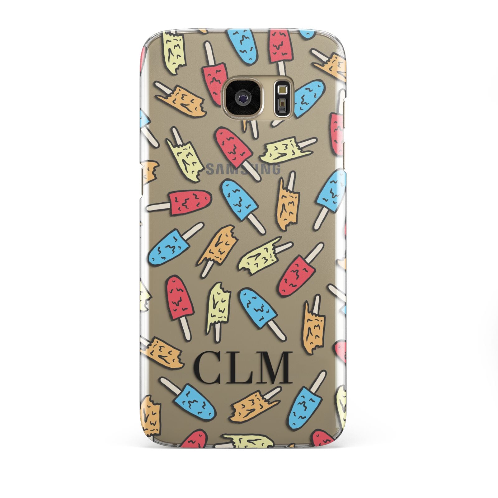 Personalised Ice Lolly Initials Samsung Galaxy S7 Edge Case