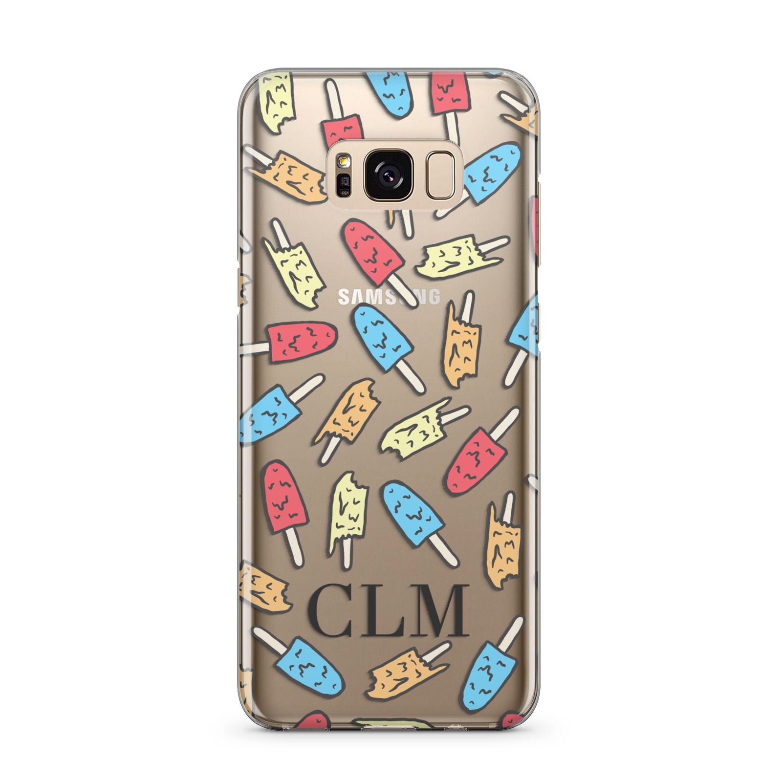 Personalised Ice Lolly Initials Samsung Galaxy S8 Plus Case