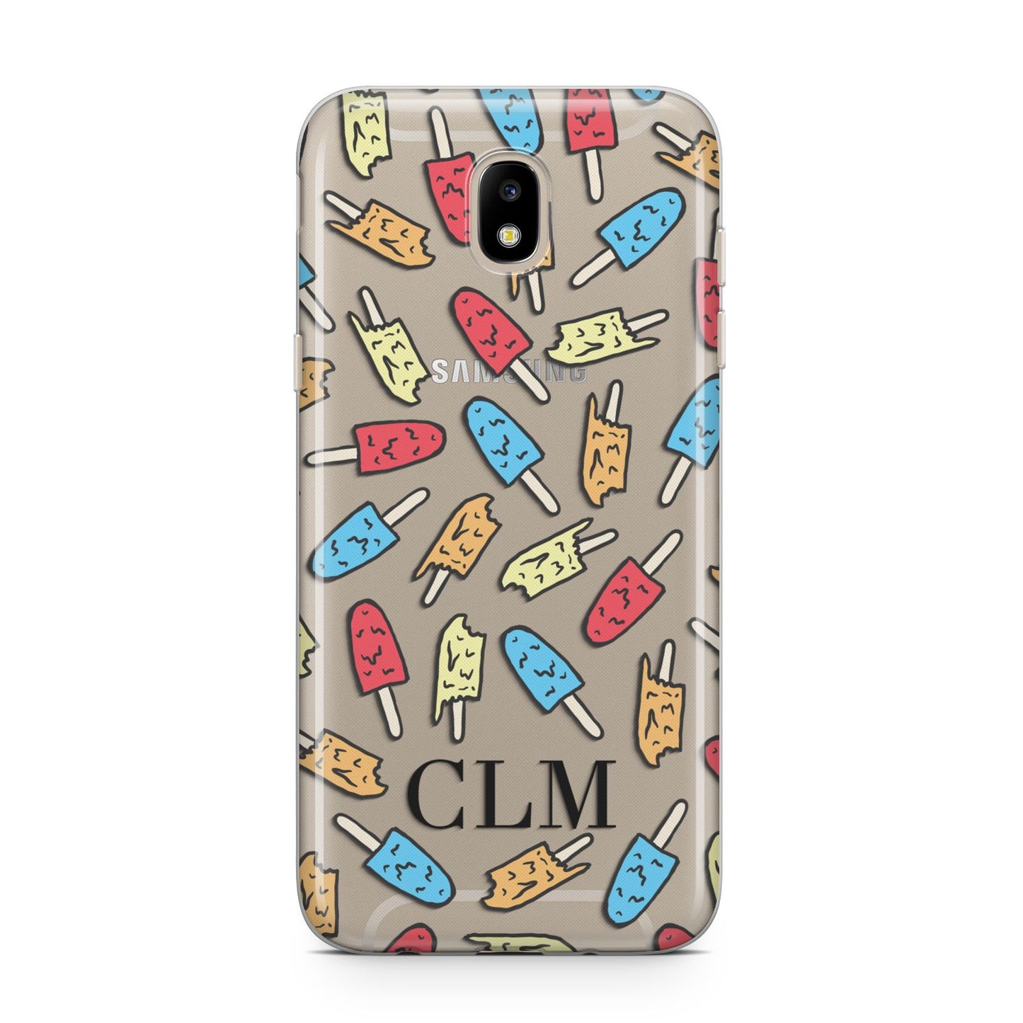 Personalised Ice Lolly Initials Samsung J5 2017 Case