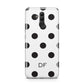 Personalised Initial Black Dots Huawei Mate 20 Lite