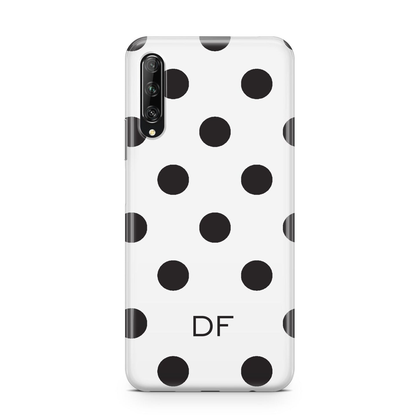 Personalised Initial Black Dots Huawei P Smart Pro 2019
