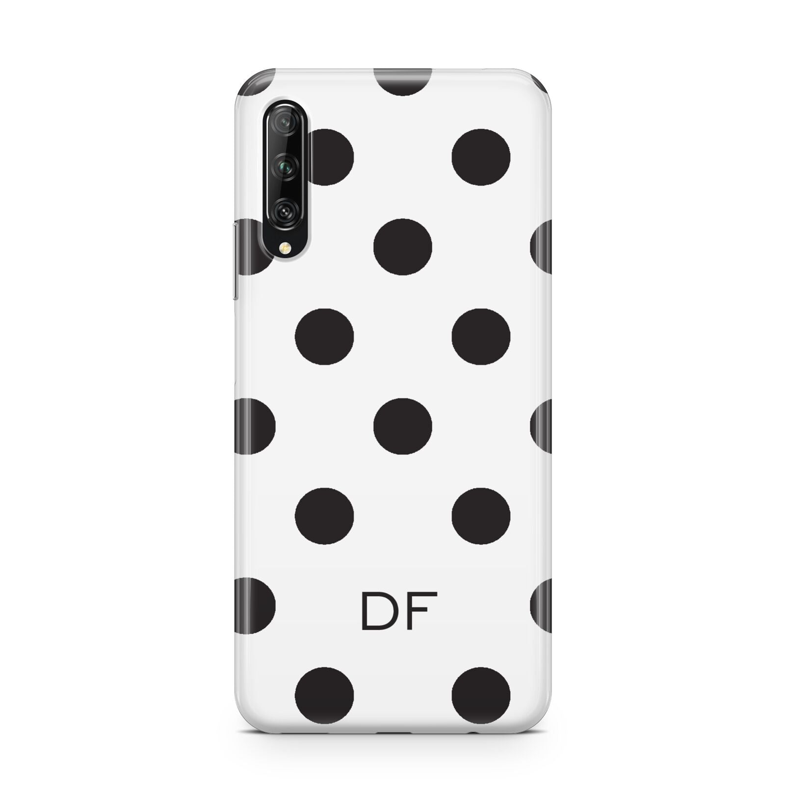 Personalised Initial Black Dots Huawei P Smart Pro 2019