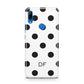 Personalised Initial Black Dots Huawei P Smart Z