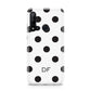 Personalised Initial Black Dots Huawei P20 Lite 5G Phone Case