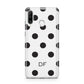 Personalised Initial Black Dots Huawei P30 Lite Phone Case
