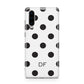 Personalised Initial Black Dots Huawei P30 Phone Case
