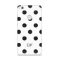Personalised Initial Black Dots Huawei P8 Lite Case
