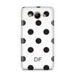 Personalised Initial Black Dots Huawei Y3 2017