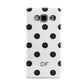 Personalised Initial Black Dots Samsung Galaxy A3 Case