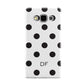 Personalised Initial Black Dots Samsung Galaxy A5 Case