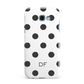 Personalised Initial Black Dots Samsung Galaxy A7 2017 Case