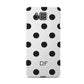 Personalised Initial Black Dots Samsung Galaxy Alpha Case