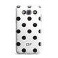 Personalised Initial Black Dots Samsung Galaxy J7 Case