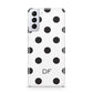 Personalised Initial Black Dots Samsung S21 Plus Case