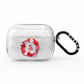 Personalised Initial Floral Wreath AirPods Pro Glitter Case