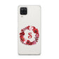 Personalised Initial Floral Wreath Samsung A12 Case