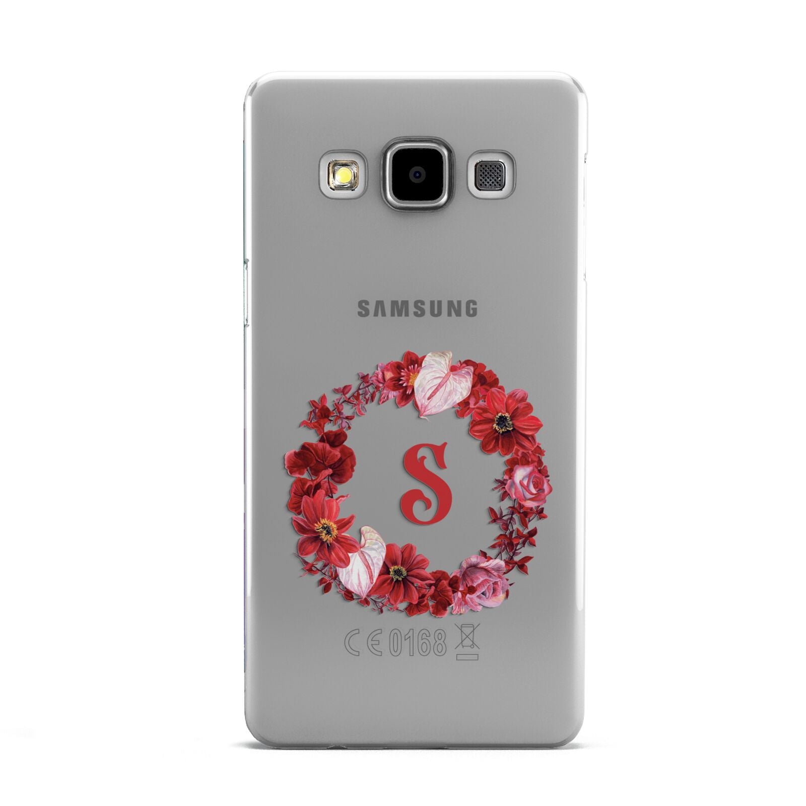 Personalised Initial Floral Wreath Samsung Galaxy A5 Case