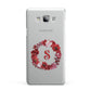 Personalised Initial Floral Wreath Samsung Galaxy A7 2015 Case