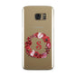 Personalised Initial Floral Wreath Samsung Galaxy Case