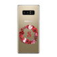 Personalised Initial Floral Wreath Samsung Galaxy Note 8 Case
