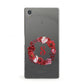 Personalised Initial Floral Wreath Sony Xperia Case