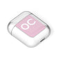 Personalised Initials 2 AirPods Case Laid Flat