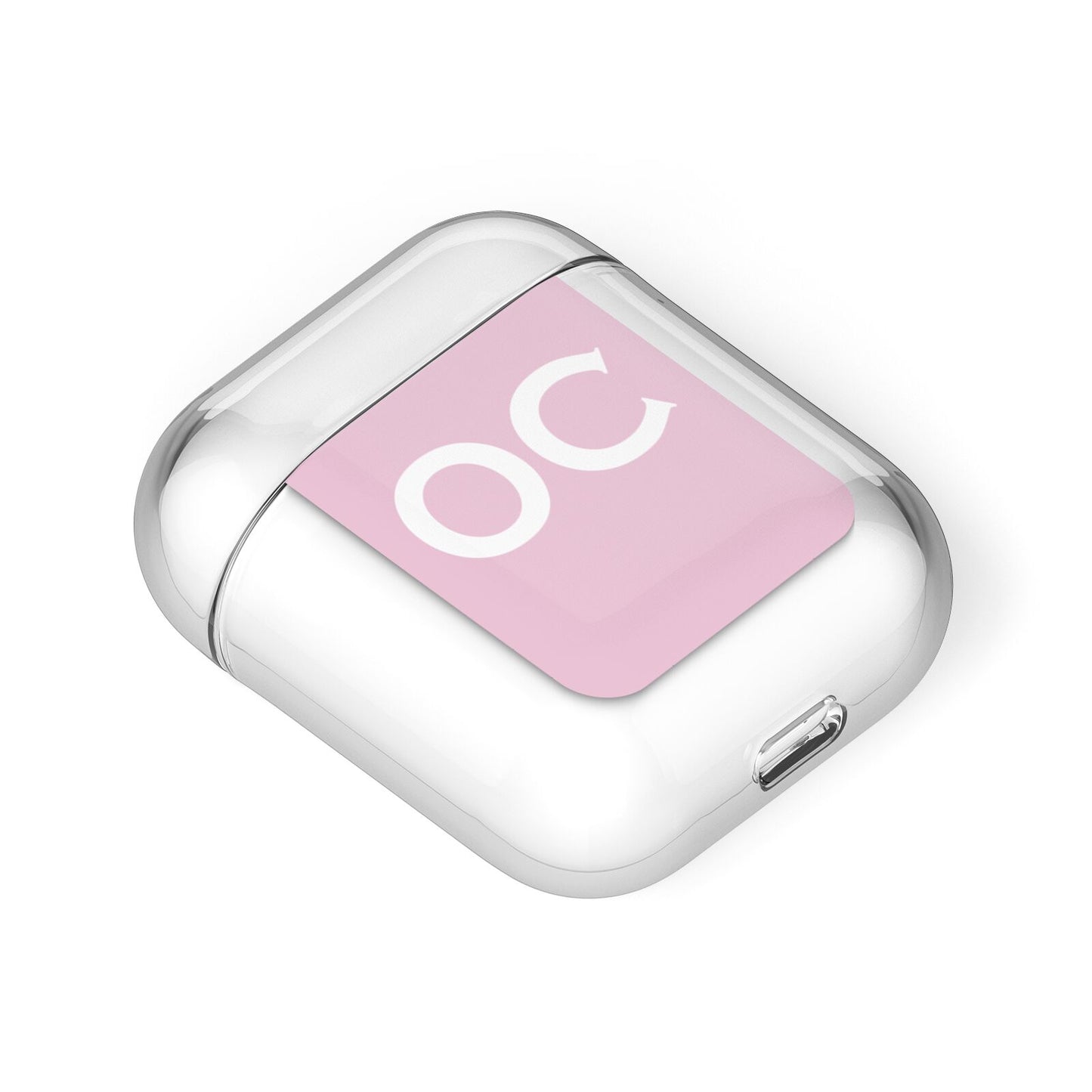 Personalised Initials 2 AirPods Case Laid Flat