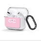 Personalised Initials 2 AirPods Clear Case 3rd Gen Side Image